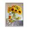 Stupell Industries Farmhouse Sunflower Still Life Country Fruit Jars Framed Wall Art